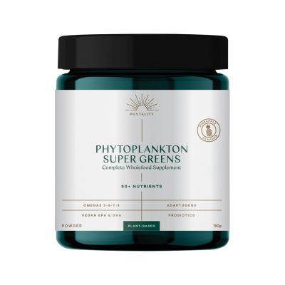 Phytality Phytoplankton Super Greens (Complete Wholefood Supplement) Powder 180g